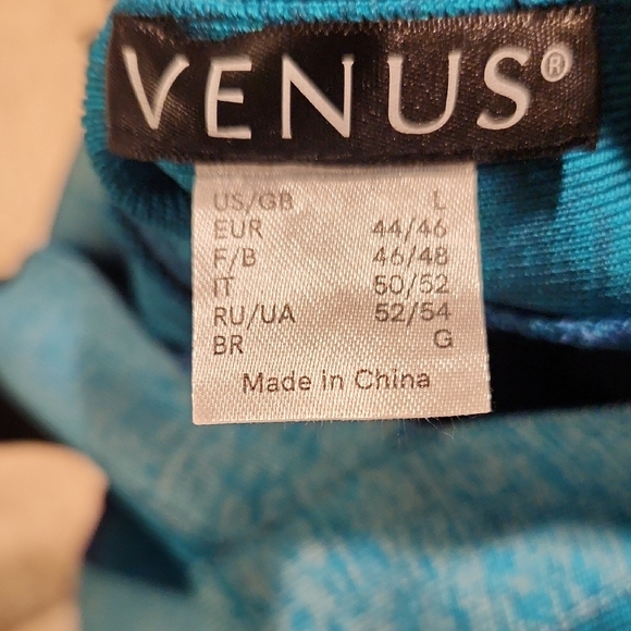 VENUS Blue Sheath Mini Dress Halter Cap Sleeve - Picture 2 of 2